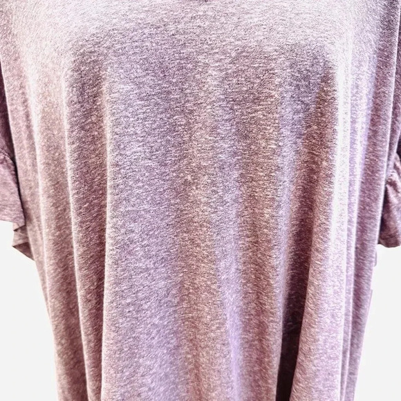 NWT SONOMA Women Short Sleeve Pull Over Elastic Waist Purple Shirt Top Size 4X - Picture 7 of 11